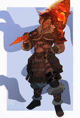 Full body comm of Hyo by @wankadoodles